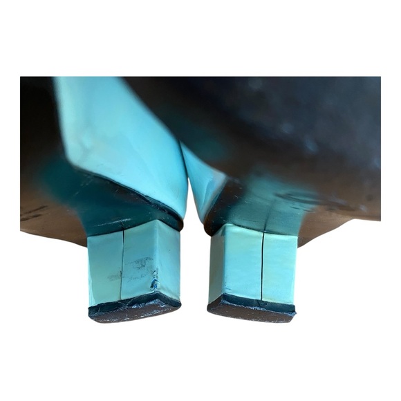ROGER VIVIER Patent Leather Decolleté Belle Vivier Pumps blue size EU 39 US 9 - Picture 14 of 15